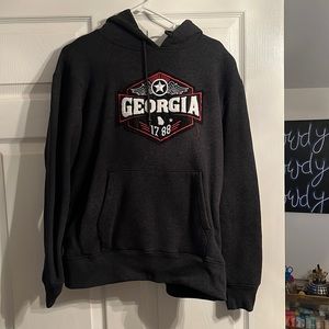 Georgia Hoodie! Large, Charcoal
